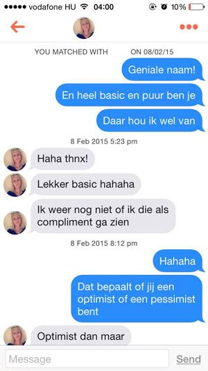 tinder tips gesprek|Voorbeeld Tinder Gesprek: 10 Chat Tips (+10。